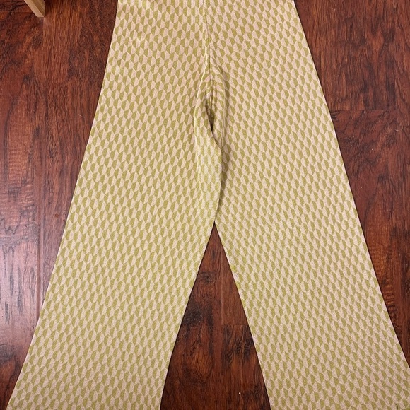Zara Jacquard multicolor culottes Retro Pants Women Size Small - Picture 6 of 6